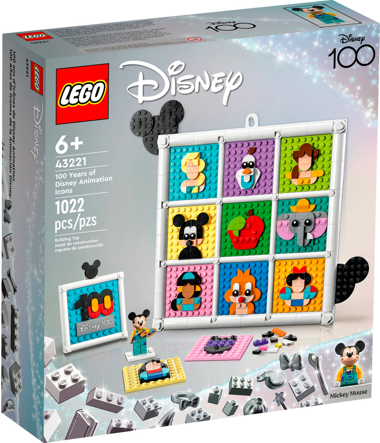 LEGO Disney 100 Years of Disney Animation Icons 43221 6427583 - Best Buy