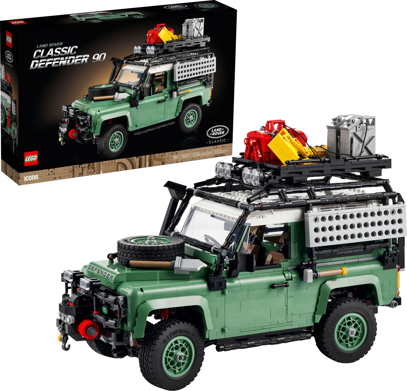 Metode fred tjener LEGO Icons Land Rover Classic Defender 90 10317 6426506 - Best Buy