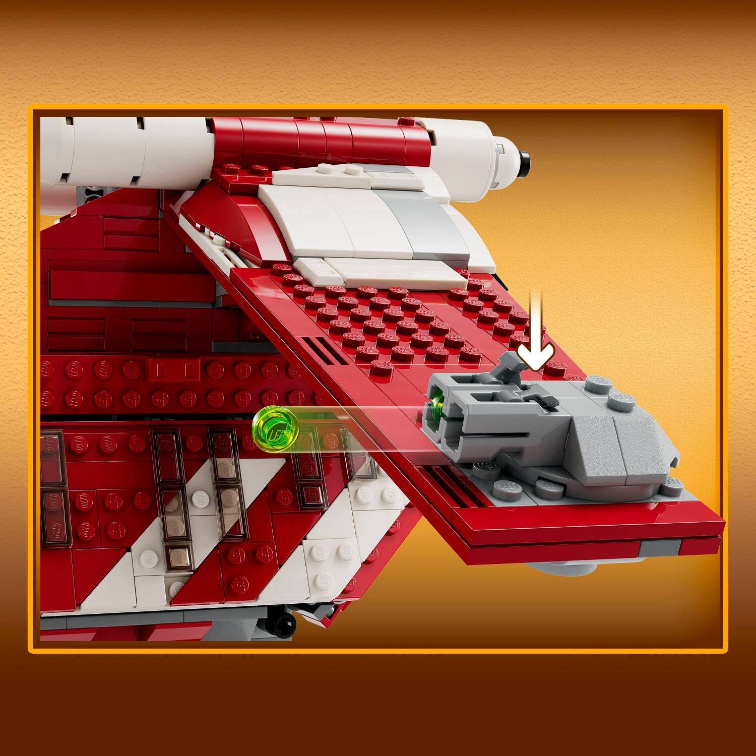Alt View 11. LEGO - Star Wars: The Clone Wars Coruscant Guard Gunship 75354.