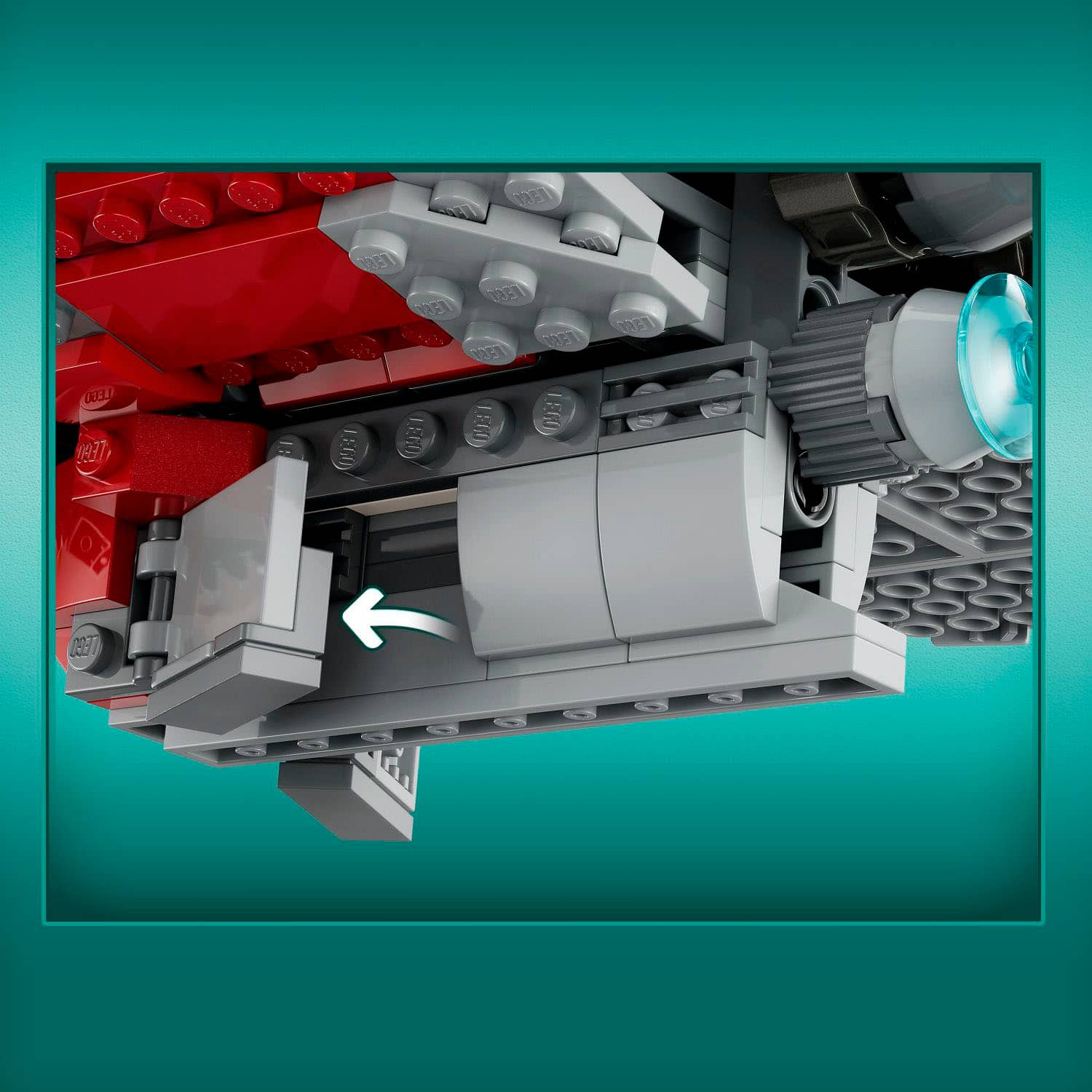 Alt View 11. LEGO - Star Wars Ahsoka Tano’s T-6 Jedi Shuttle Building Toy Set 75362.