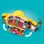 Left. LEGO - Disney Asha’s Cottage Princess Building Toy Set 43231.