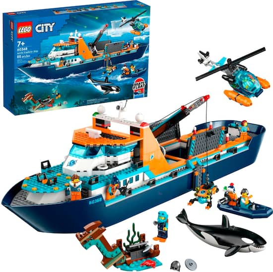 LEGO City Arctic Explorer Ship 60368 6425819 Best Buy