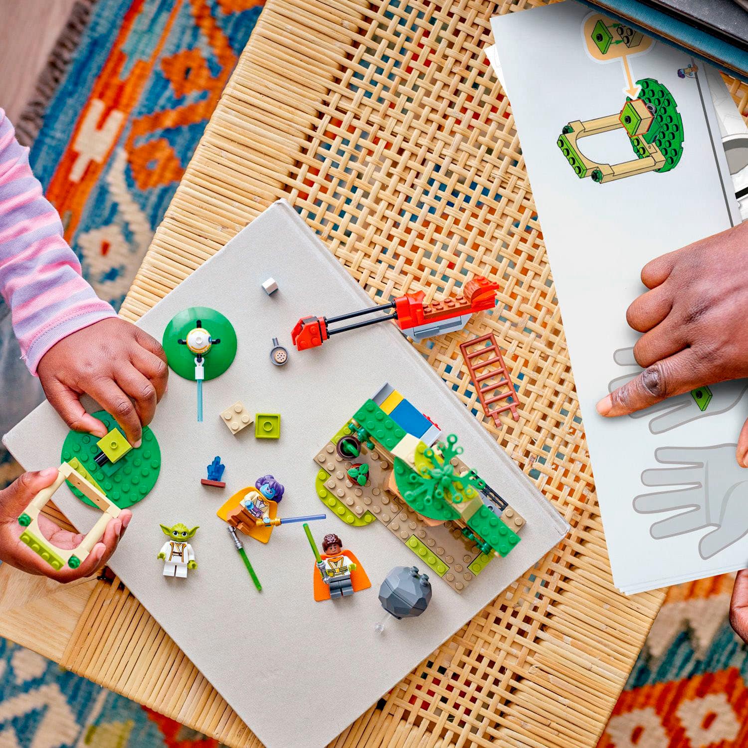 Left. LEGO - Star Wars Tenoo Jedi Temple 75358.