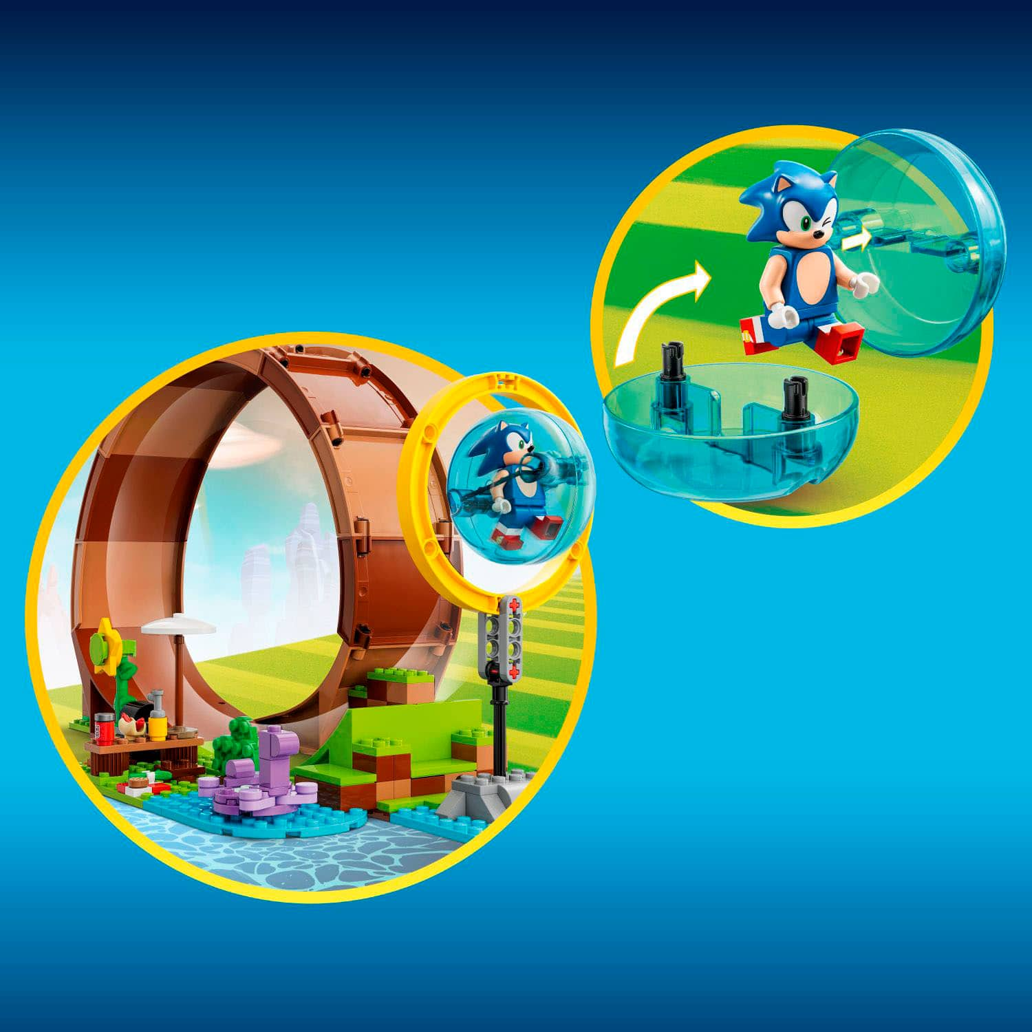 LEGO Sonic the Hedgehog Sonic’s Green Hill Zone Loop Challenge Playset  76994 6427606 - Best Buy