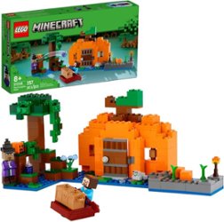 LEGO - Minecraft The Pumpkin Farm Building Toy Set 21248 - Front_Zoom