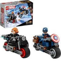 LEGO - Marvel Black Widow & Captain America Motorcycles 76260 - Front_Zoom