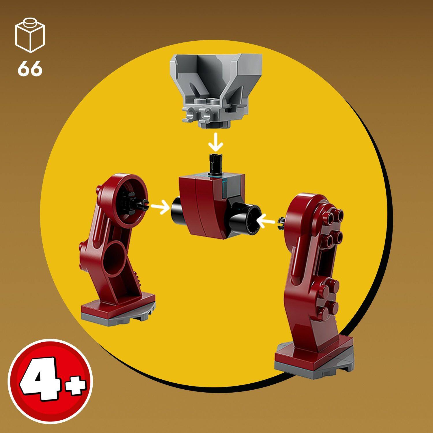 Alt View 12. LEGO - Marvel Iron Man Hulkbuster vs. Thanos 76263.