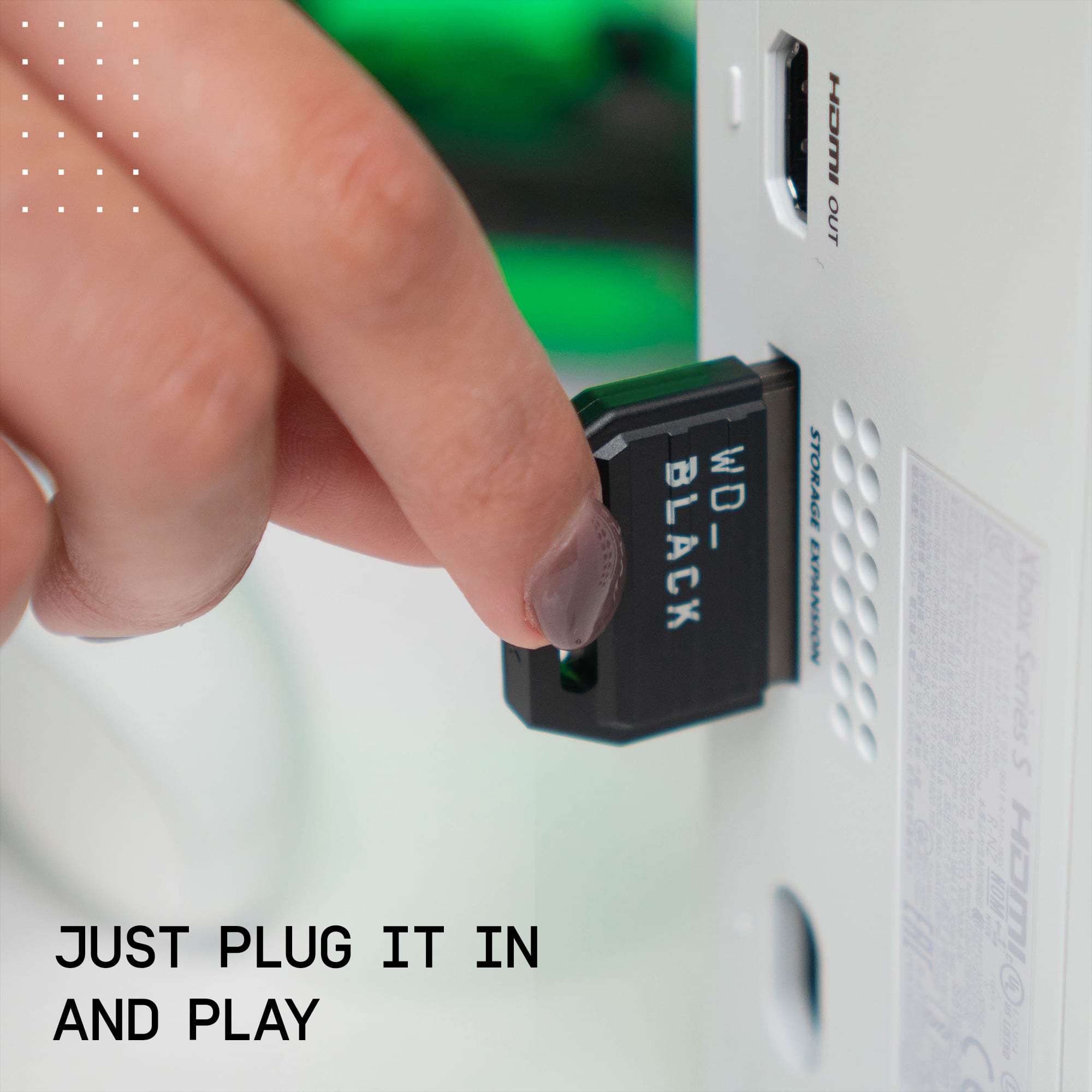 JUST PLUG IT IN AND PLAY WD BLACK CH OUT STORAGE EXPANSION | EAC Xbox Series S