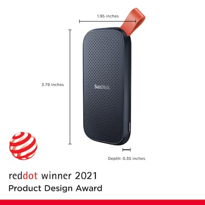 SanDisk 2TB External USB 3.2 Gen 2 Type C Portable SSD Black SanDisk 2TB External USB 3.2 Gen 2 Type C Portable SSD Black