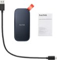 Left Zoom. SanDisk - 2TB External USB 3.2 Gen 2 Type C Portable SSD - Black.