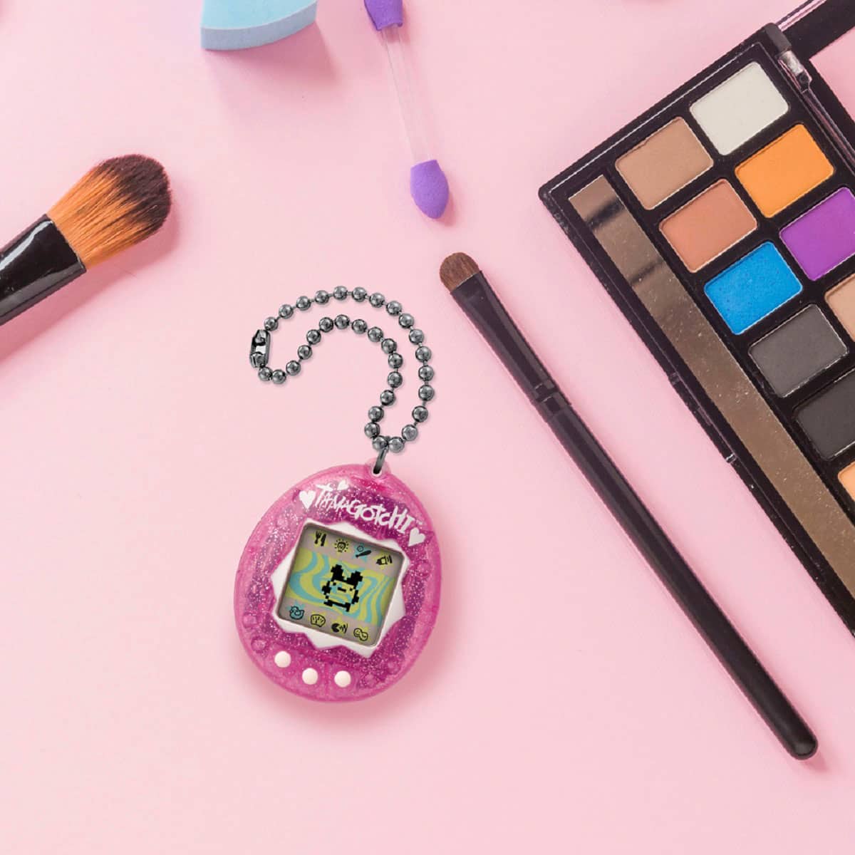 Alt View 11. Tamagotchi - Original - Pink Glitter.