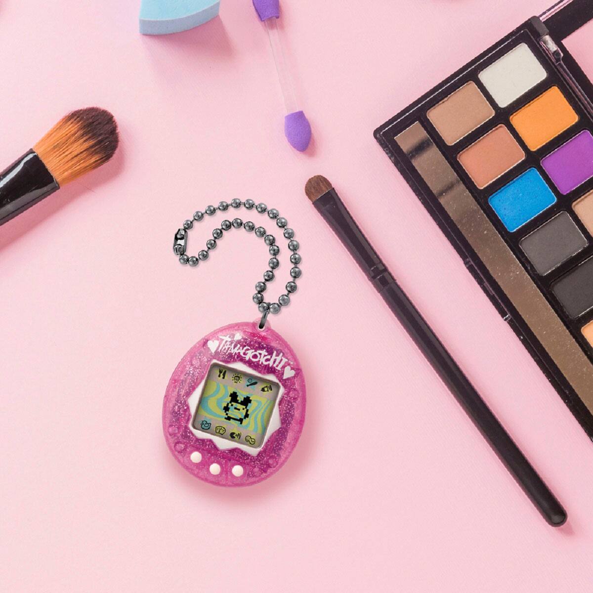 Alt View 11. Tamagotchi - Original - Pink Glitter.