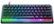 Angle. ROCCAT - Magma Mini 60% Compact Wired Membrane Gaming Keyboard with RGB lighting - Black.