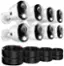 Alt View 13. Night Owl - 12 Channel 8 Camera Wired 2K 1TB DVR Security System with 2-way Audio - White.