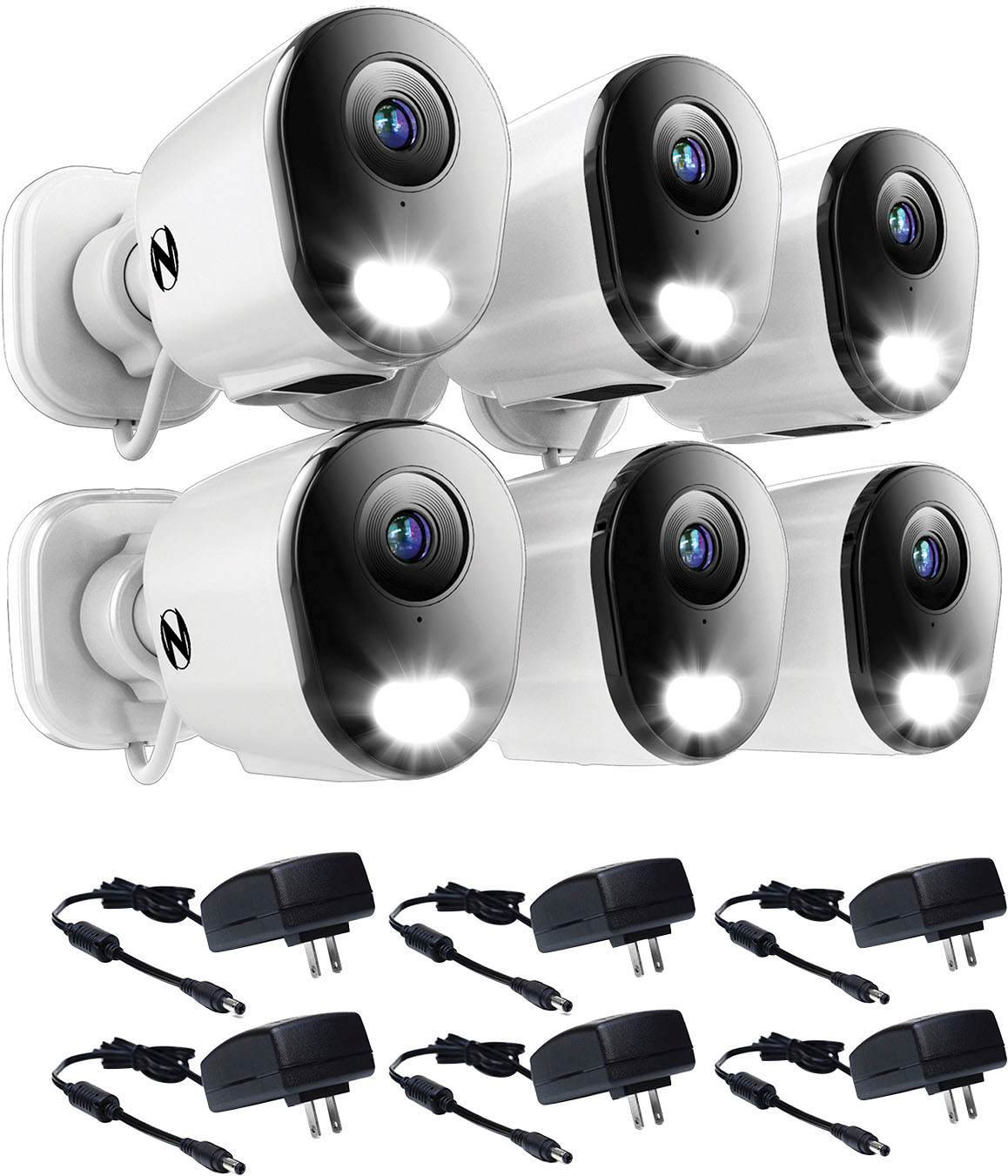 Night Owl 10 Channel 6 Camera Wireless 2K 1TB NVR Security System