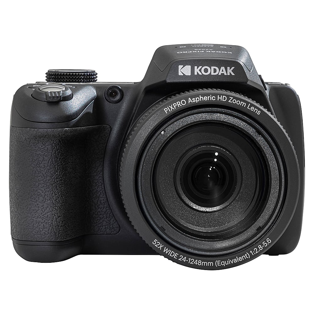 Front. Kodak - PIXPRO AZ528 Bridge Camera - Black.
