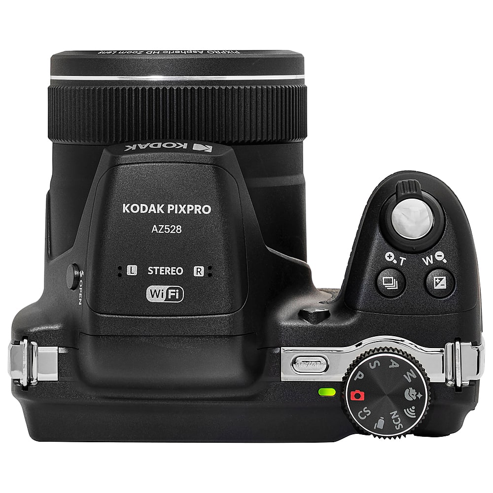 Top. Kodak - PIXPRO AZ528 Bridge Camera - Black.