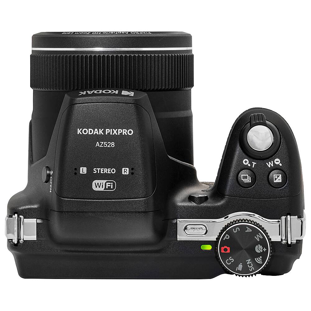 Top. Kodak - PIXPRO AZ528 Bridge Camera - Black.