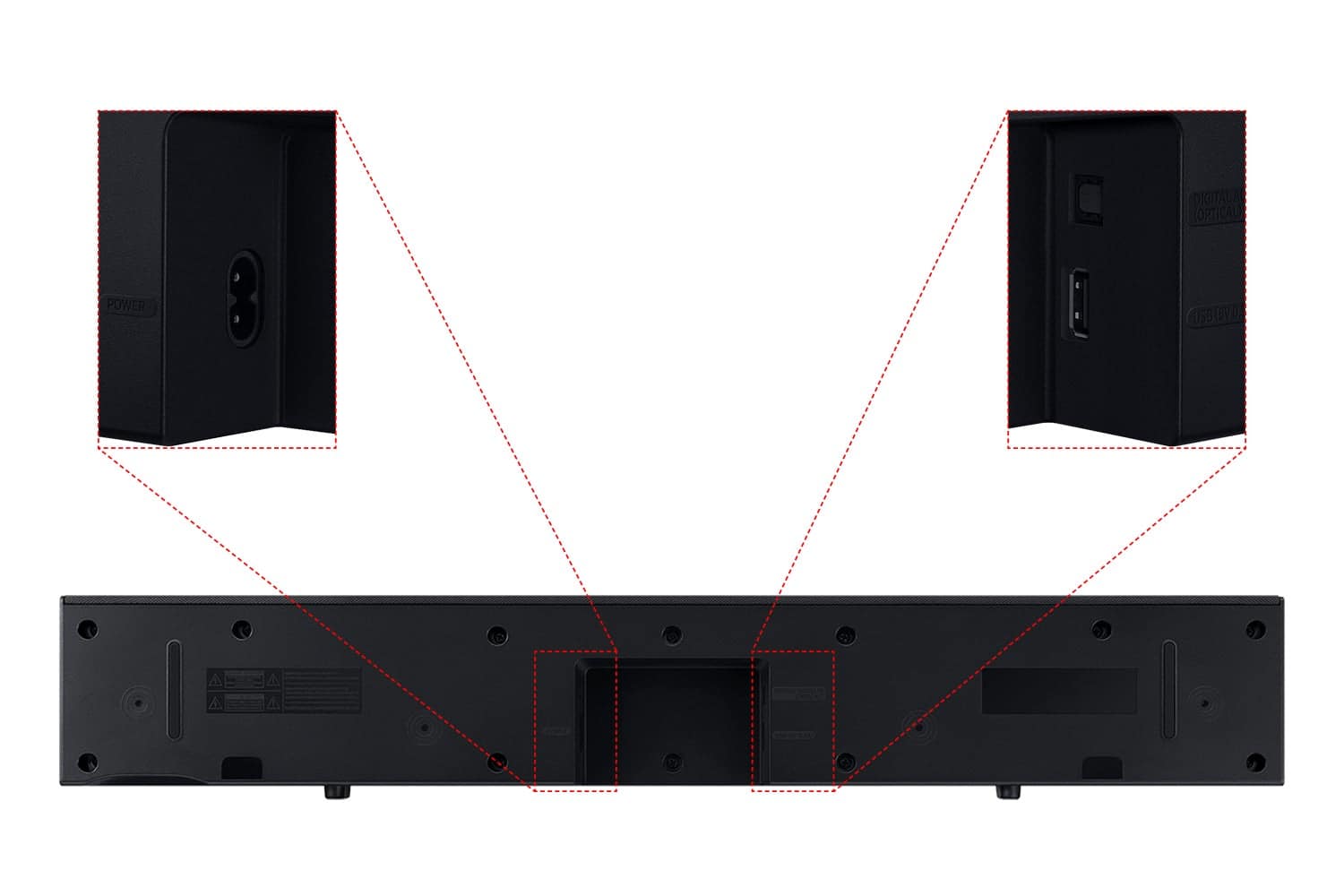 Alt View 13. Samsung - HW-C400/ZA 2.0 Channel C-Series Soundbar with Built-in Woofer - Black.