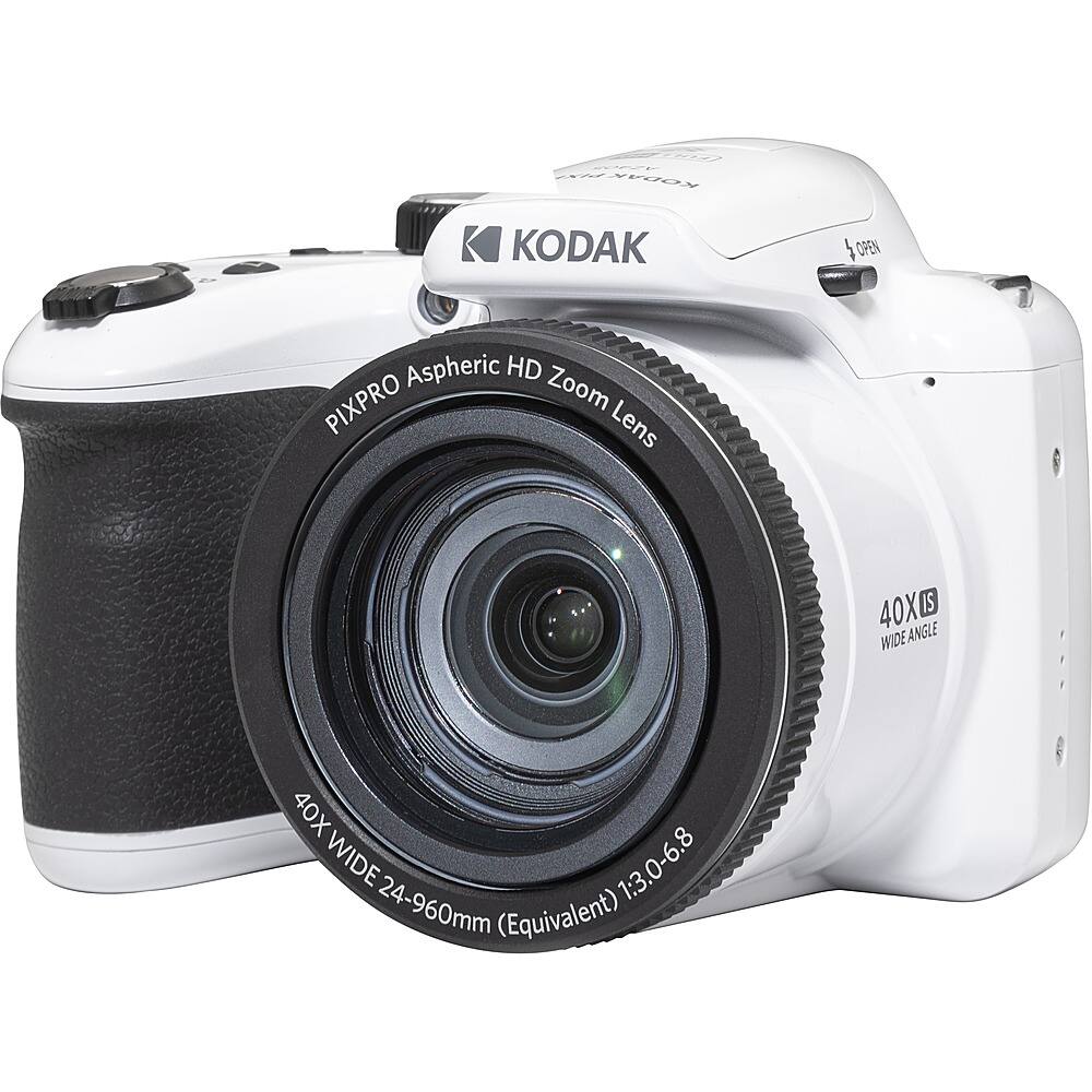 Alt View 12. Kodak - PIXPRO AZ405 20.7 Megapixel Compact Camera - White.