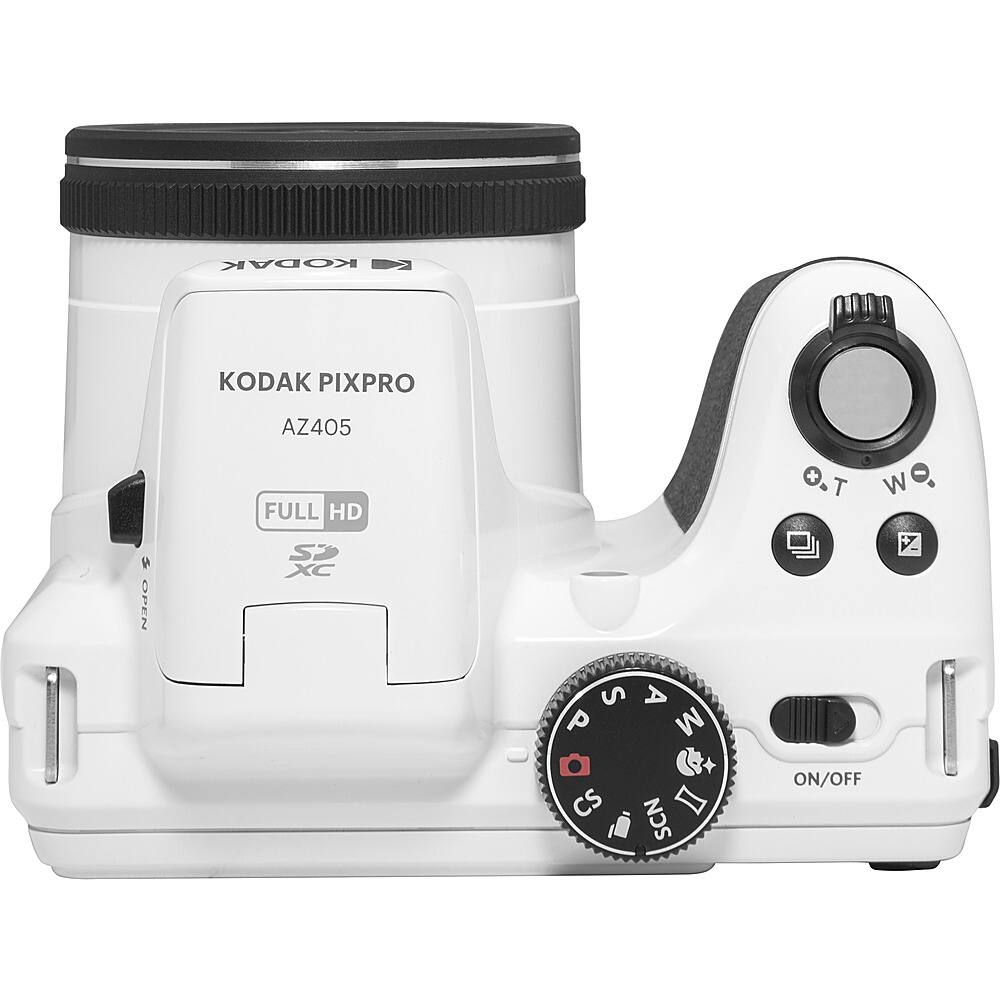 Alt View 14. Kodak - PIXPRO AZ405 20.7 Megapixel Compact Camera - White.