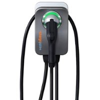 ChargePoint - Home Flex Level 2 NEMA 6-50 Electric Vehicle (EV) Charger - Black - Front_Zoom