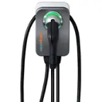 Front. ChargePoint - Home Flex Level 2 NEMA 14-50 Electric Vehicle (EV) Charger - Black.