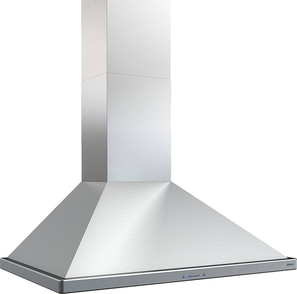 Left. Zephyr - Siena Energy Star 30 in. 400 CFM External Wall Mount Range Hood - Stainless steel.