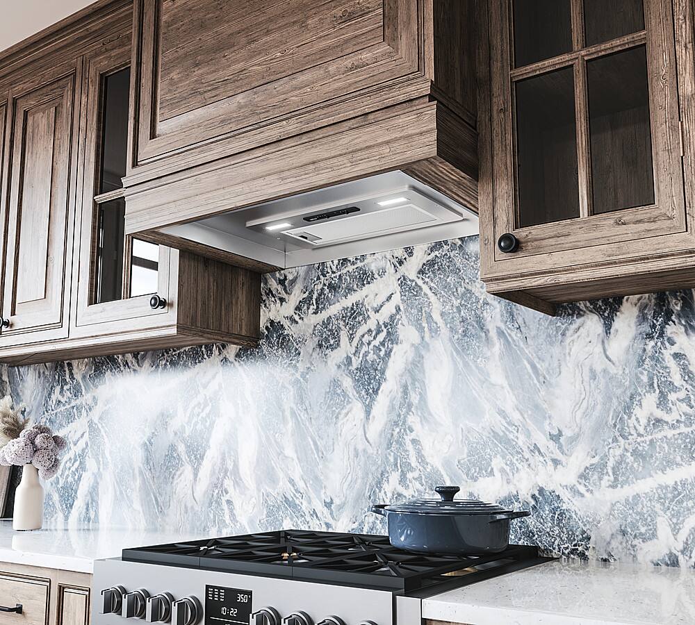 Alt View 12. Zephyr - Tornado Mini Energy Star 21 in. 290 CFM Insert Range Hood - stainless steel.