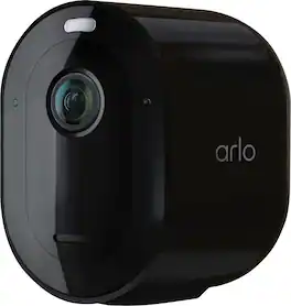 Arlo - Pro 5S 2K Indoor/Outdoor Wireless Spotlight Security Camera - Black