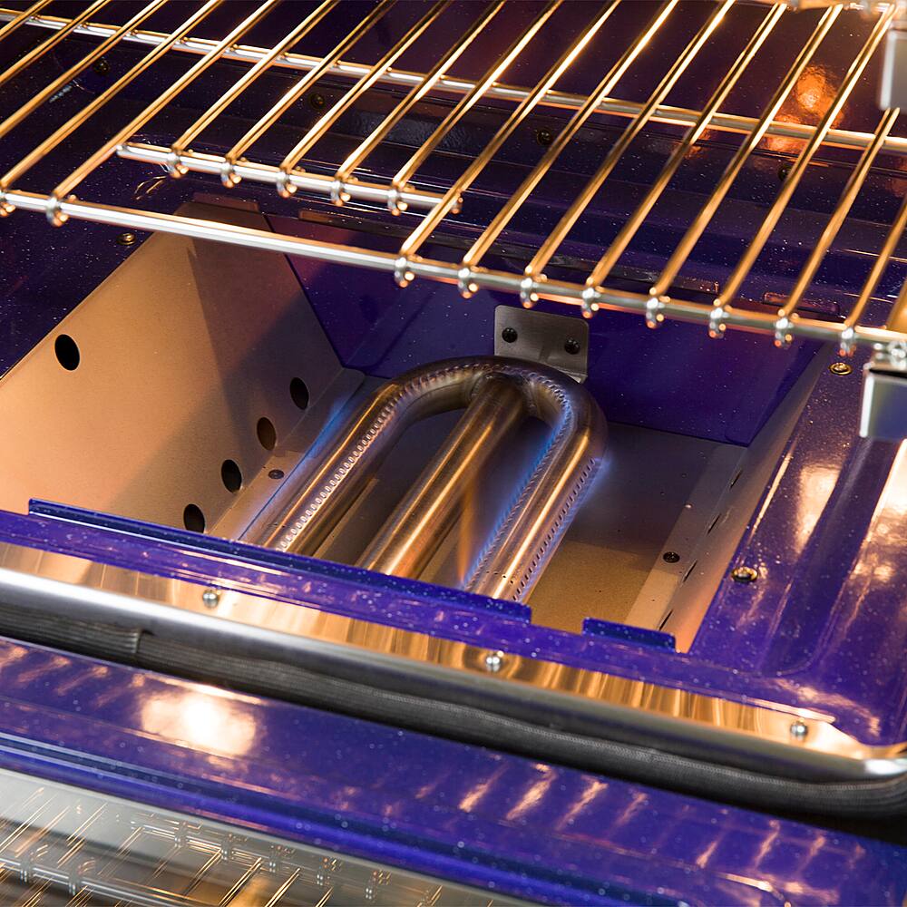 Alt View 14. Forno Appliances - Capriasca Alta Qualita 8.64 Cu. Ft. Double Oven Gas Range - Stainless Steel.