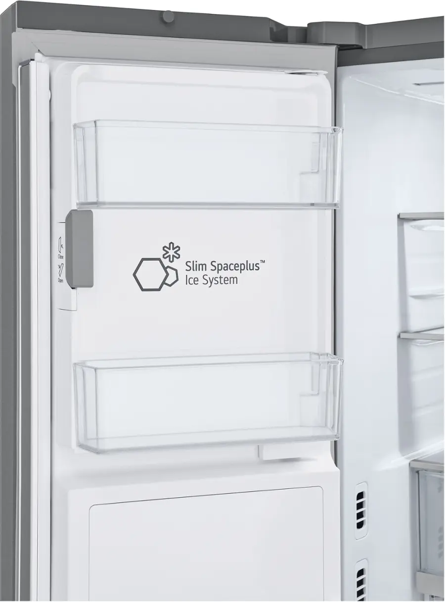Alt View 12. LG - Standard-Depth MAX 30.7 Cu. Ft. French Door Smart Refrigerator with Tall Ice and Water Dispenser - Stainless Steel.