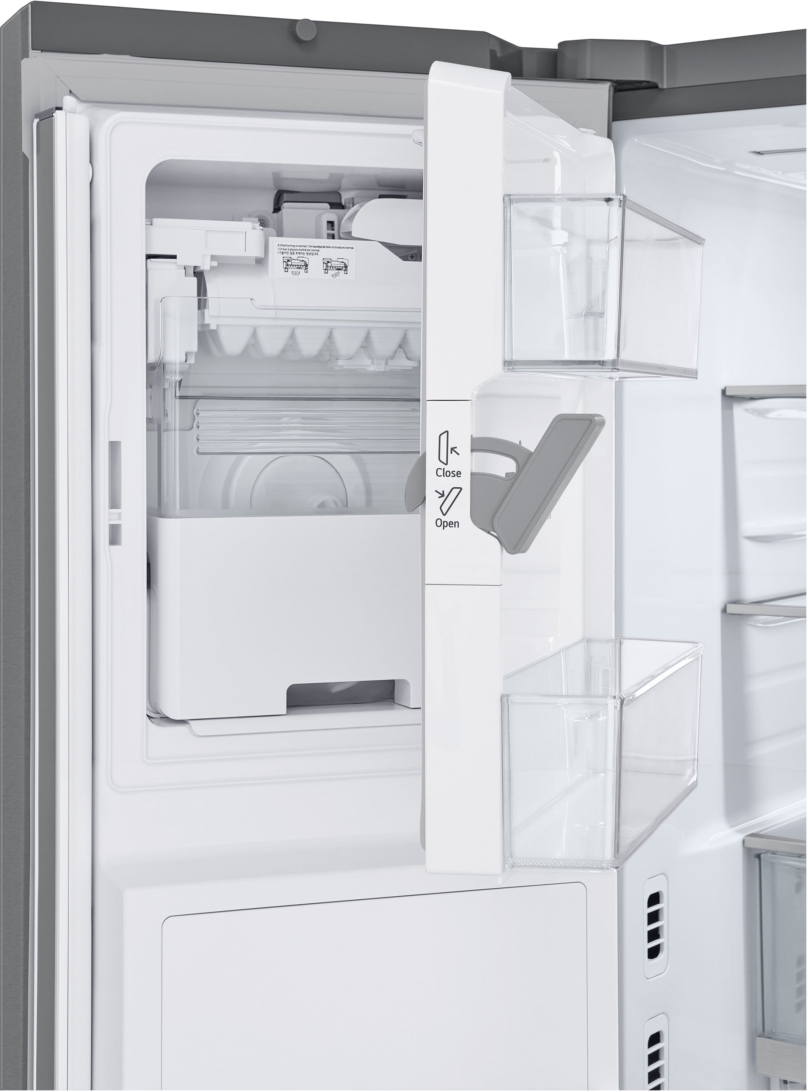 Alt View 13. LG - Standard-Depth MAX 30.7 Cu. Ft. French Door Smart Refrigerator with Tall Ice and Water Dispenser - Stainless Steel.