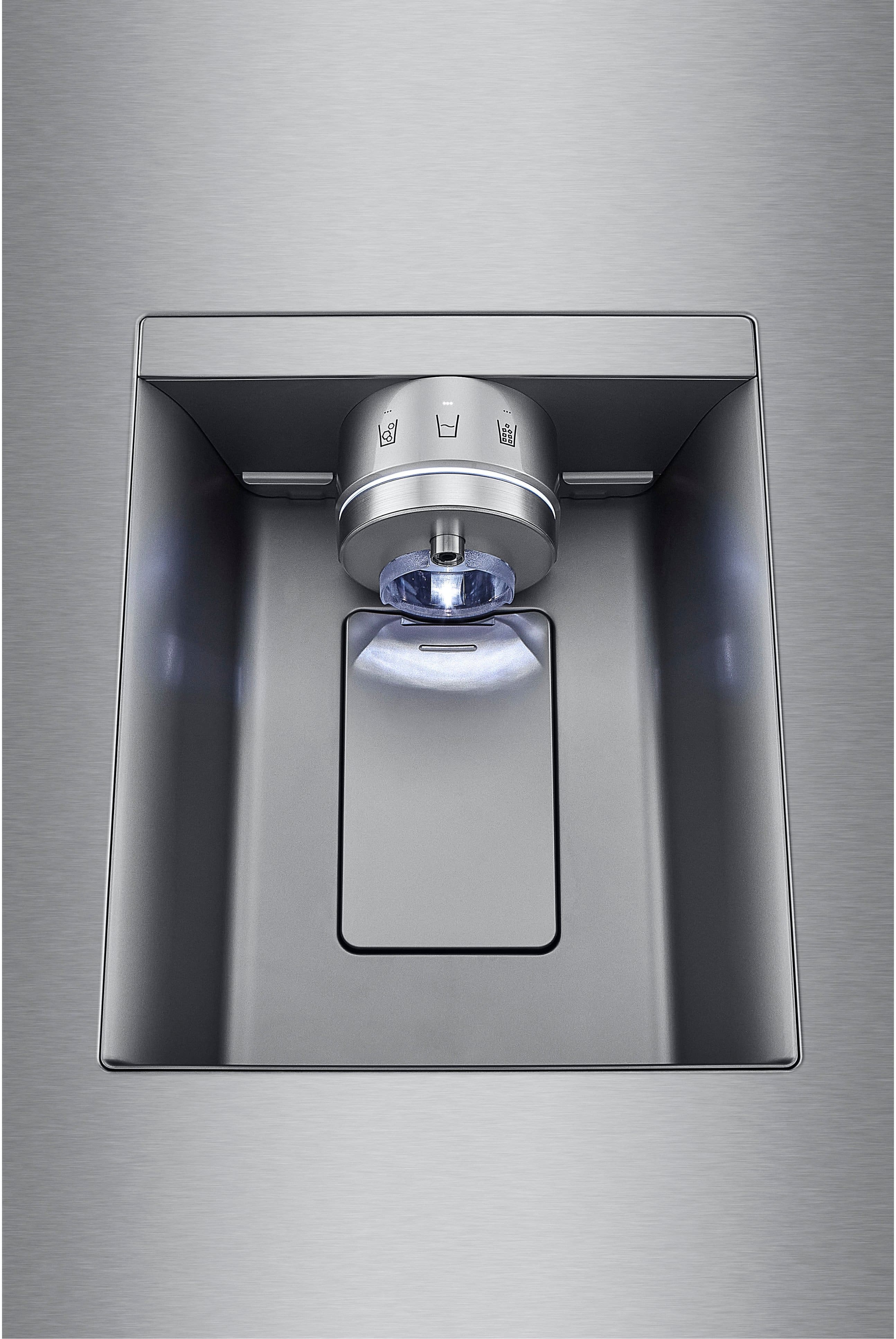 Alt View 16. LG - Standard-Depth MAX 30.7 Cu. Ft. French Door Smart Refrigerator with Tall Ice and Water Dispenser - Stainless Steel.