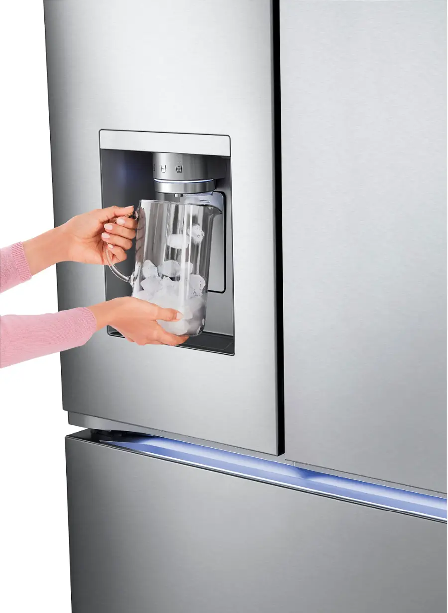Alt View 17. LG - Standard-Depth MAX 30.7 Cu. Ft. French Door Smart Refrigerator with Tall Ice and Water Dispenser - Stainless Steel.