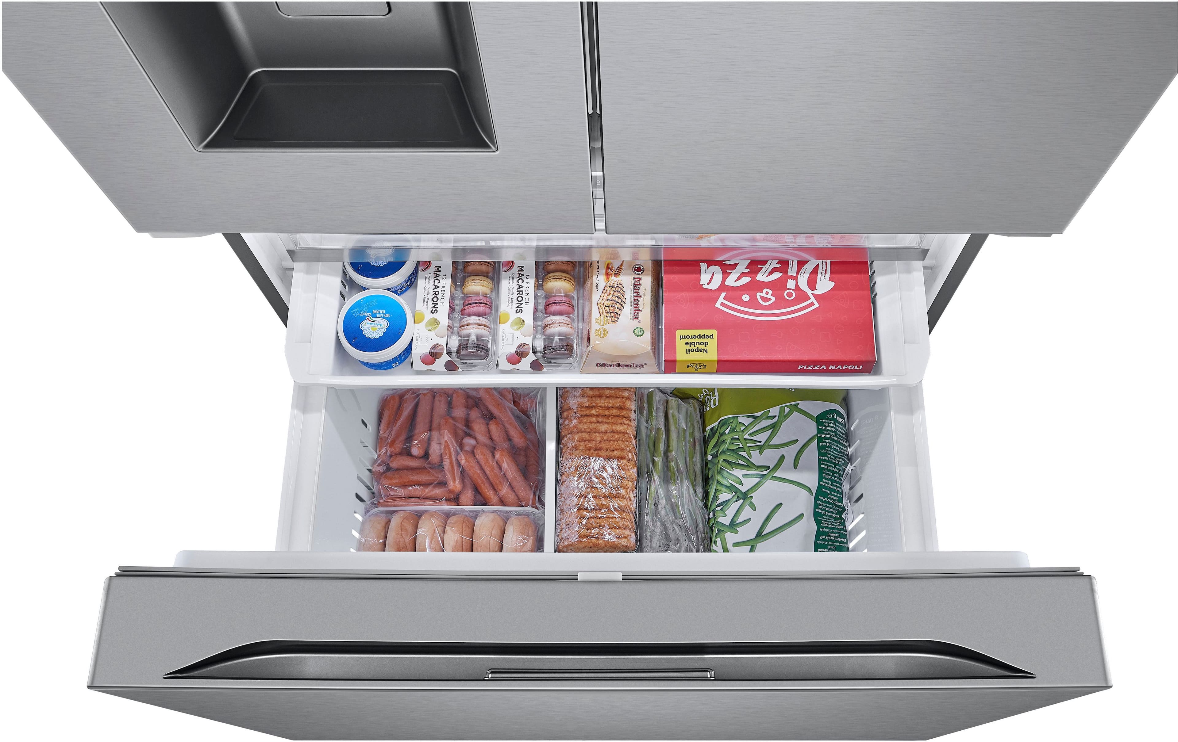 Alt View 26. LG - Standard-Depth MAX 30.7 Cu. Ft. French Door Smart Refrigerator with Tall Ice and Water Dispenser - Stainless Steel.
