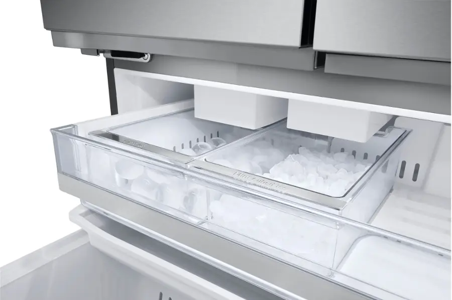 Alt View 29. LG - Standard-Depth MAX 30.7 Cu. Ft. French Door Smart Refrigerator with Tall Ice and Water Dispenser - Stainless Steel.