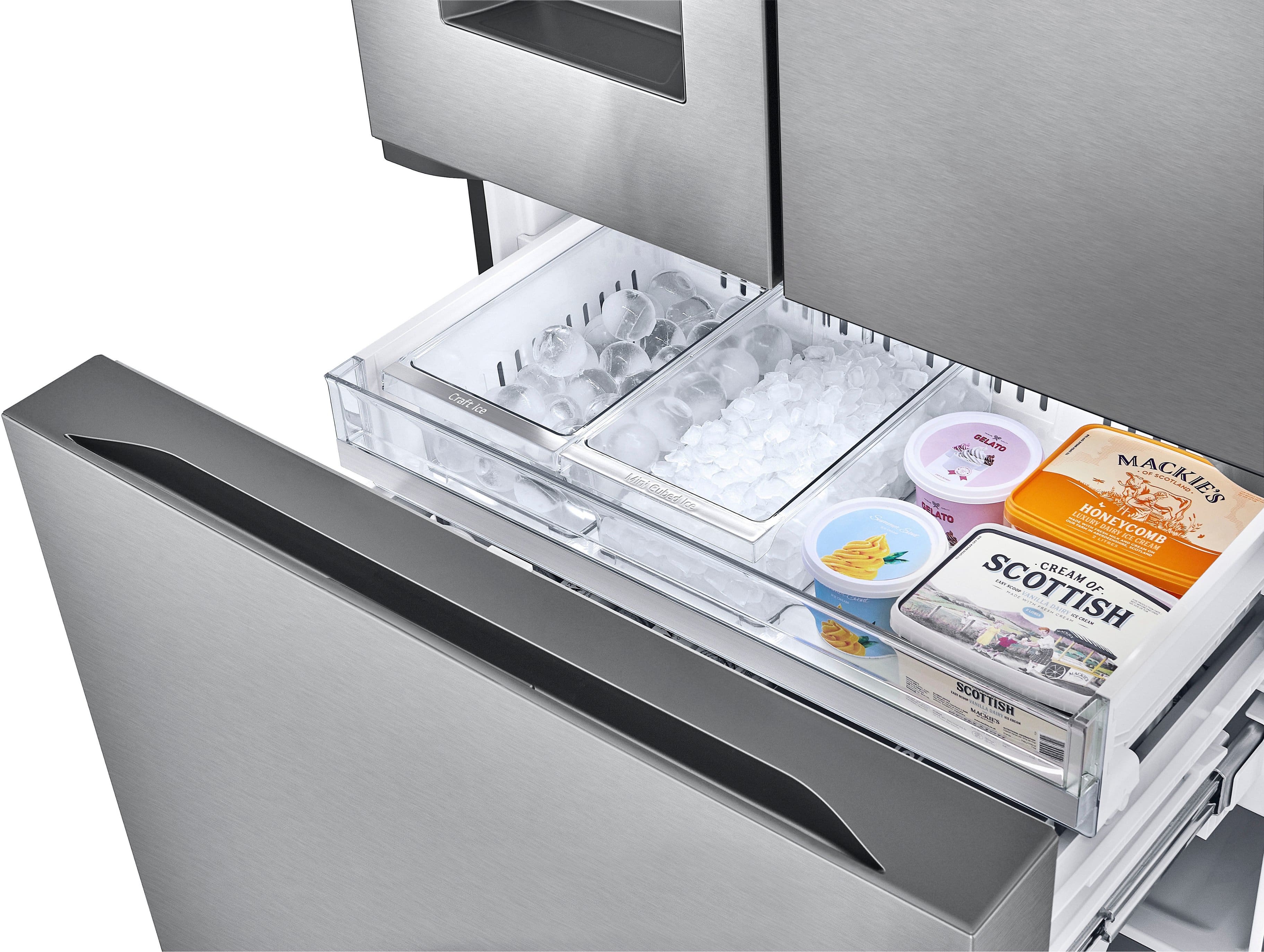 Alt View 30. LG - Standard-Depth MAX 30.7 Cu. Ft. French Door Smart Refrigerator with Tall Ice and Water Dispenser - Stainless Steel.