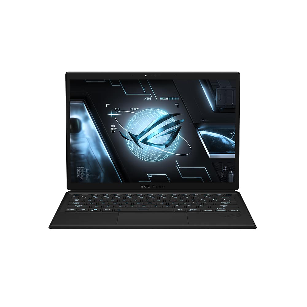 Alt View 1. ASUS - ROG Flow Z13 13.4” Touch-Screen QHD Gaming Laptop - Intel Core i9 with 16GB Memory - NVIDIA GeForce RTX 4050 - 1TB SSD - Mixed Black.