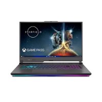 ASUS - ROG Strix G17 17.3” 240Hz Gaming Laptop QHD - AMD Ryzen 9 7945HX with 16GB Memory - NVIDIA GeForce RTX 4070 - 1TB SSD - Eclipse Gray - Front_Zoom