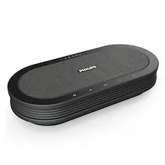 Angle. Philips - SmartMeeting Wireless Conference Microphone PSE0501 with Sembly Meeting Assistant - Dark Gray and Black.