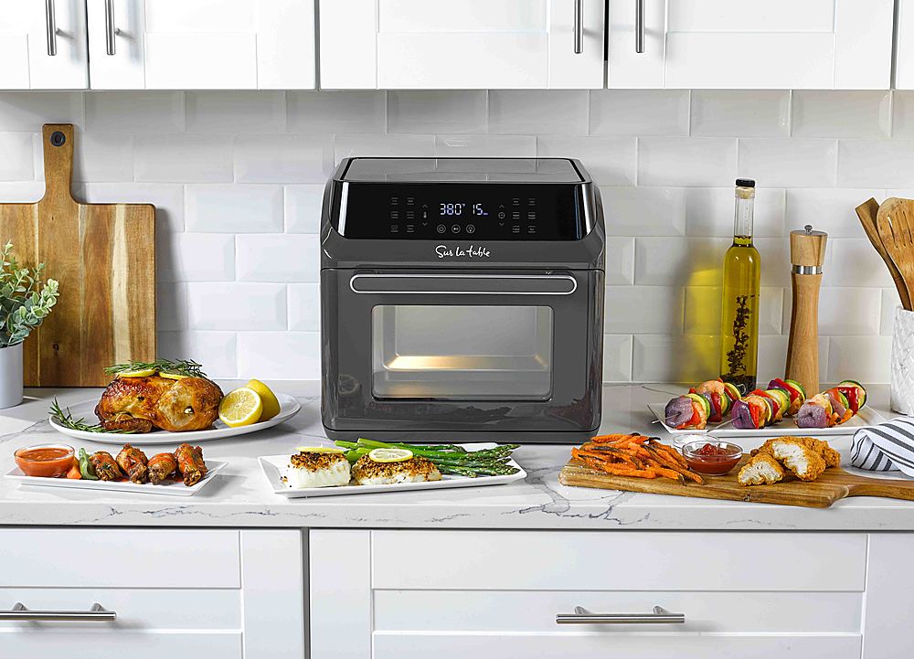 Rent to Own Sur Sur La Table - Air Fry Toaster Oven - Pepper Black