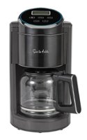 Sur La Table - 14 Cup Coffeemaker with Touchscreen Display - Pepper Black - Front_Zoom
