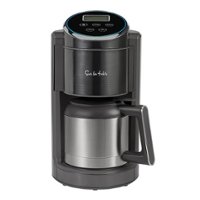 Sur La Table - 12 Cup Coffeemaker with Thermal Carafe and Touchscreen Display - Pepper Black - Front_Zoom