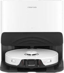 Roborock - S8 Pro Ultra-WHT Wi-Fi Connected Robot Vacuum & Mop with RockDock Ultra Dock - White - Front_Zoom