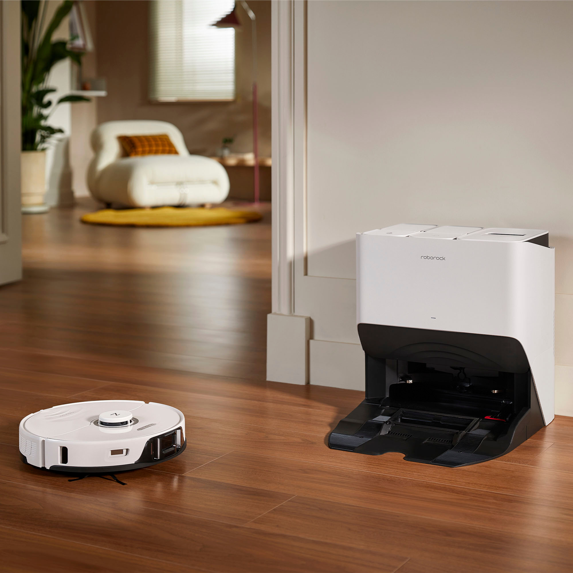 Roborock S8 Pro Ultra Robot Vacuum and Mop Cleaner with RockDock™ Ultra -  White - Roborock Online