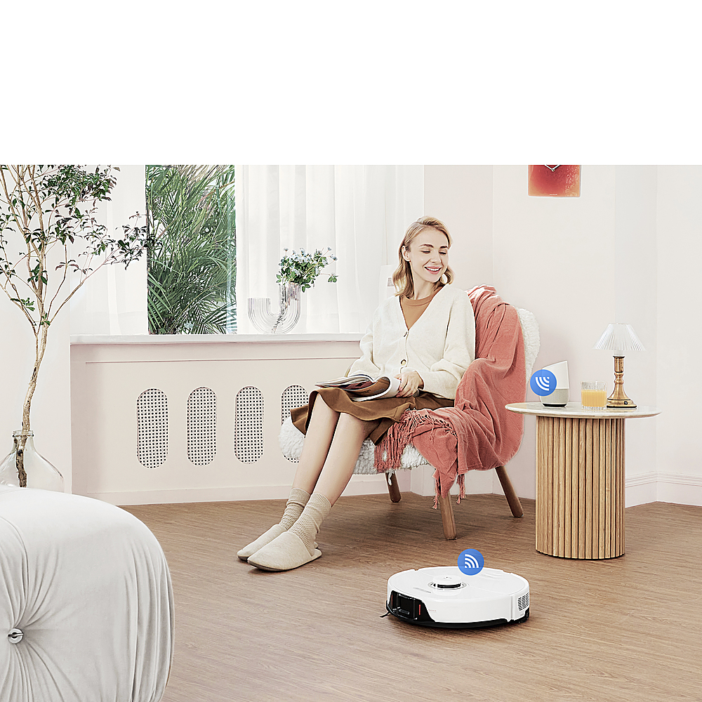 Roborock S8 Plus-WHT Wi-Fi Connected Robot Vacuum & Mop with Self-Empty  Dock White S8-Plus WHT - Best Buy