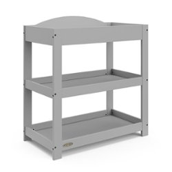 Graco - Customizable Changing Table - Pebble Gray - Front_Zoom