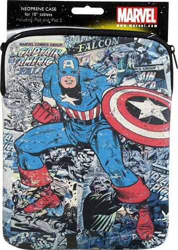  PDP - Marvel Captain America Sleeve for Most 10" Tablets and E-Readers