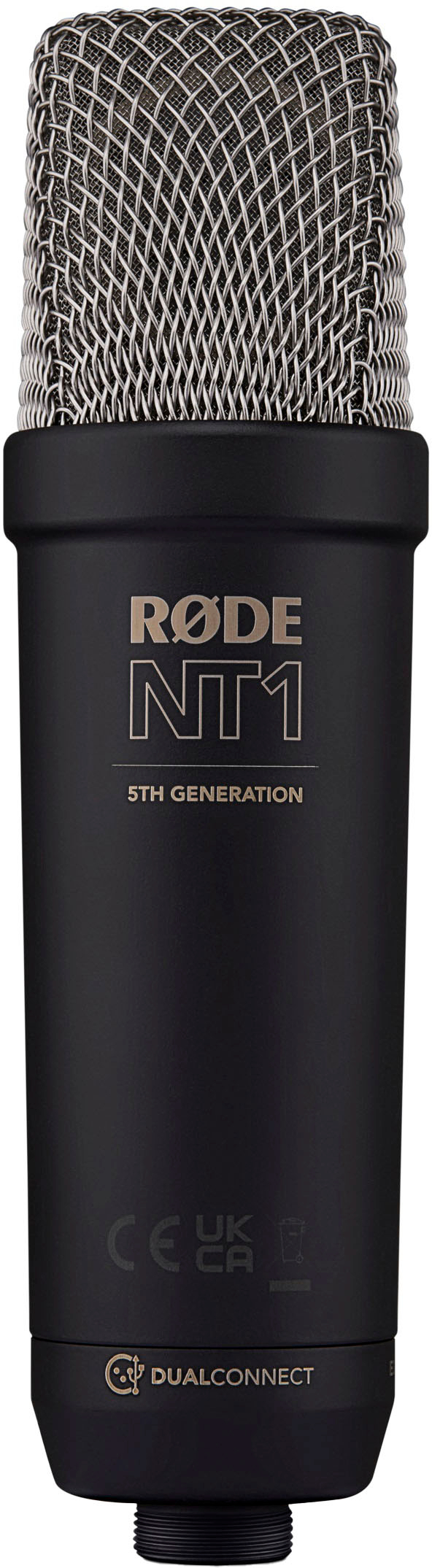 Rode NT1 (Silver)5th Generation Hybrid Studio Condenser Microphone Bundle  with Desk/mic Stand Reflection Filter and Reflection Filter/tripod Micstand  
